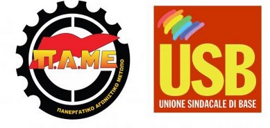 Demonstrations at the offices of the European Union on Thursday, April 23 in Athens and Rome. They Drown People in the Mediterranean. Murderers-Thieves-Hypocrites are the European Imperialists